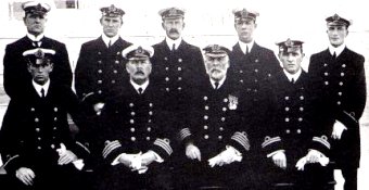 The officers of the Titanic