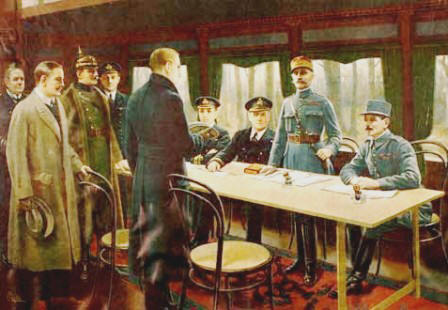 British, French and German Signers of the Armistice