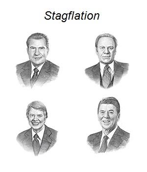 Stagflation - Nixon, Ford, Carter and Reagan