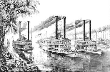 steamboats transportation 1800s revolution industrial american steamboat 1800 steam boats 1700 history water invented century economy 1900 fitch railroads timetoast