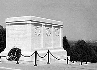 The Tomb of the Unknown Soldier in Arlington Cemetery, Virginia