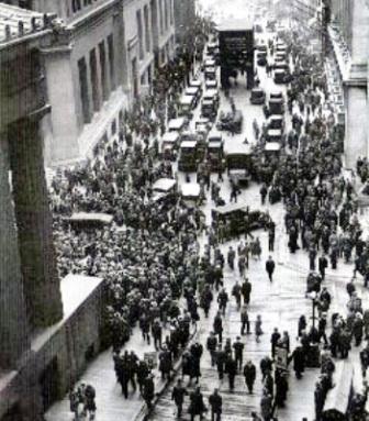Wall Street during the 1929 crash