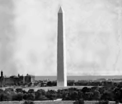 When was the Washington Monument built?