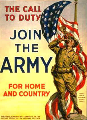 American World War One poster