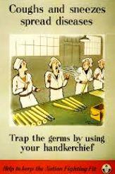 Spanish Flu- Coughs and Sneezes poster