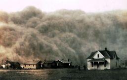 Great Depression Poverty: Dust Storm Texas 1935