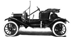 Ford Model T, two passenger open runabout