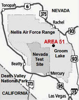 Where is Area 51? Area 51 Map