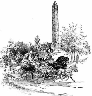 'Cleopatra's Needle' Obelisk in Central Park, New York, 1897