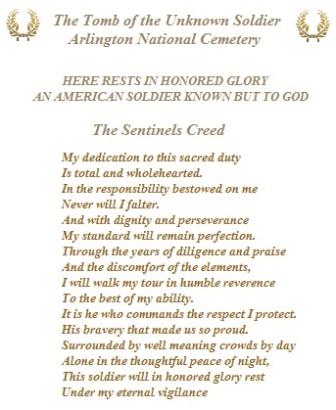 Sentinel's Creed - Tomb of the Unknown Soldier Guards
